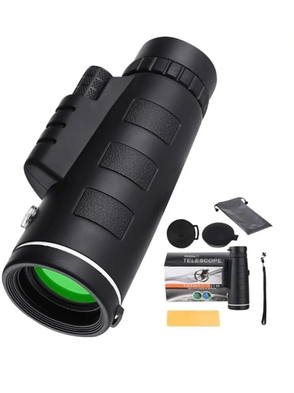 40x60 HD Monocular Telescope with Low Light Vision for Adventurers and Explorers